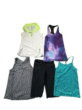 Ivivva by Lululemon Bundle size 6-8 Capris Tank Tops